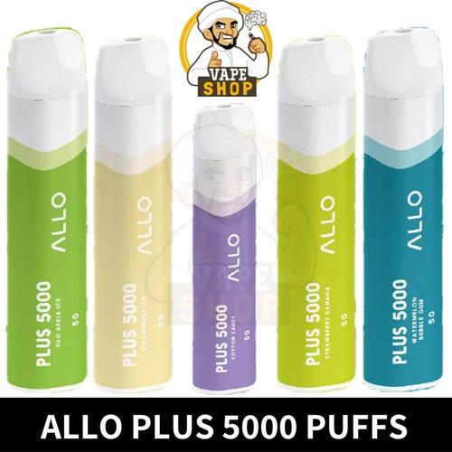 Allo Plus Disposable 5000Puffs 50mg Rechargeable Vape in Dubai, UAE  600mAh  12ml.jpg