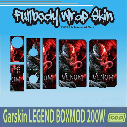 489.SKIN Sticker Garskin Legend Boxmod VENOM'