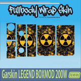 491.SKIN Sticker Garskin Legend Boxmod NUCLEARR'