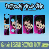 497.SKIN Sticker Garskin Legend Boxmod JOKER PUPRPLE'