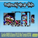 6.Skin Garskin Pulse Mini Tombol Kotak Kimetsu ZOMBIE DORAEMON'