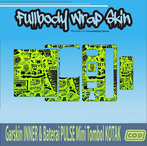 8.Skin Garskin Pulse Mini Tombol Kotak Kimetsu GREEN'.jpg