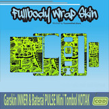 8.Skin Garskin Pulse Mini Tombol Kotak Kimetsu GREEN'