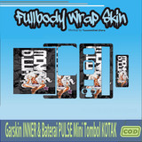 22.Skin Garskin Pulse Mini Tombol Kotak Nezuko LUFFY GEAR 5'