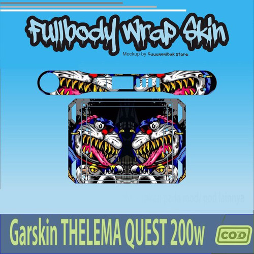 48.SKIN Sticker Garskin Thelema Quest Gundam ZOMBIE DORAEMON'