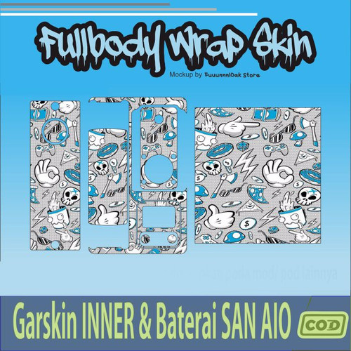 124.SKIN Sticker Garskin INNER Baterai San AIO Black WHITE'.jpg