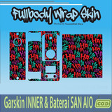 128.SKIN Sticker Garskin INNER Baterai San AIO Black HAHAHA'