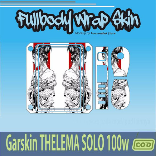 111.SKIN Garskin Thelema Solo 100w White Gundam FEMALE SAMURAI'