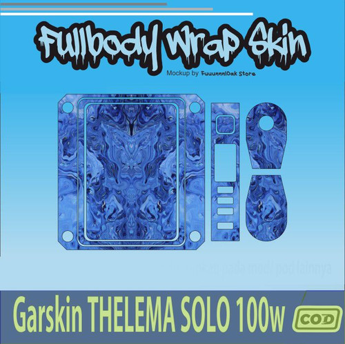 114.SKIN Garskin Thelema Solo 100w White Gundam BLUE MARBLE'