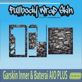 53.SKIN Sticker Garskin INNER Baterai Man to Aio Plus Green Black MONSTER'