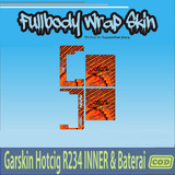 157.Garskin INNER Baterai HC R234 Rainbow ORANGE'