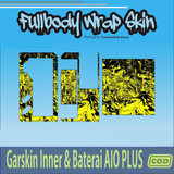 60.SKIN Sticker Garskin INNER Baterai Man to Aio Plus Green Black YELLOW BLACK'