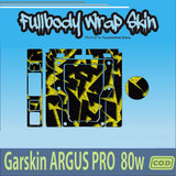 229.SKIN Sticker Garskin Argus Pro 80w Clown YELLOW BLACK'
