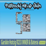 213.Garskin INNER Baterai HC R233 Skull GRAND TEFT'
