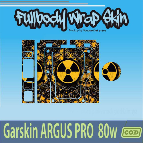 234.SKIN Sticker Garskin Argus Pro 80w Clown NUCLEAR'