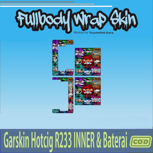 208.Garskin INNER Baterai HC R233 Skull ONE PIECE'.jpg