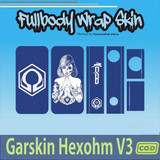521.SKIN Sticker Garskin Hexom V3 SUICIDEE BLUE'