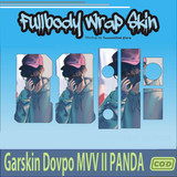 527.Sticker SKIN Garskin Dov po MVV II Panda ANIME ART'