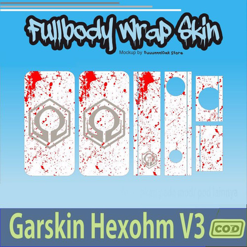 515.SKIN Sticker Garskin Hexom V3 SPLATTER WHITE'.jpg