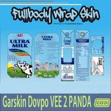 574.Sticker SKIN Garskin Dov po Vee 2 Panda BLUE ULTRAMILK'
