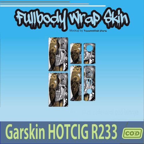 648.SKIN Sticker Garskin HC R233 SKULL METAL'.jpg