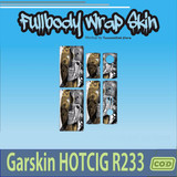 648.SKIN Sticker Garskin HC R233 SKULL METAL'