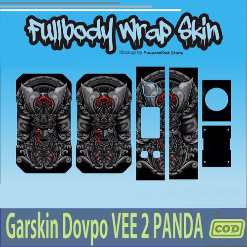 568.Sticker SKIN Garskin Dov po Vee 2 Panda SHOGUN BLACK'.jpg