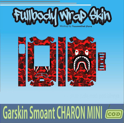 709.Skin Sticker Garskin Smo ant Charon Mini RED BA PE SHARK'.jpg