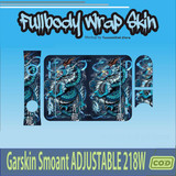 691.SKIN Sticker Garskin Smo ant Adjustable 218W DRAGON BLUE'