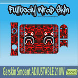 692.SKIN Sticker Garskin Smo ant Adjustable 218W RED BA PE'