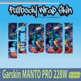 685.SKIN Sticker Garskin Man to Pro ABSTRAK BLUE'