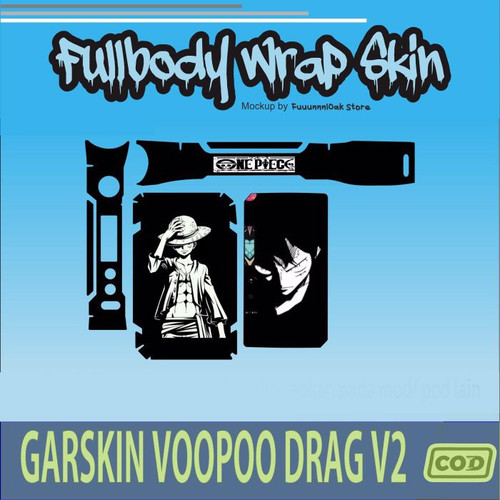 349.Sticker SKIN Garskin Voo poo Drag V2 LUFFY'.jpg