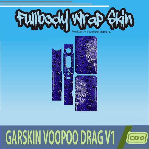362.Sticker SKIN Garskin Voo poo Drag V1 BLUE BARONG'.jpg