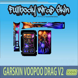 347.Sticker SKIN Garskin Voo poo Drag V2 ANIME'