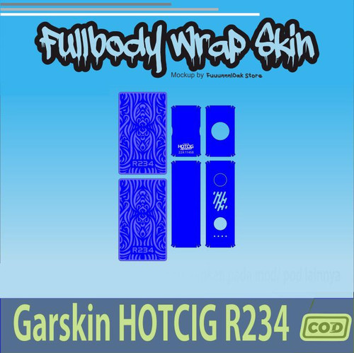 389.Sticker SKIN Garskin HC R234 BLUE R234'.jpg