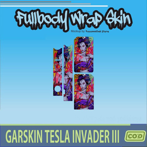 377.Sticker SKIN Garskin Tes la Invader 3 GEISHA'