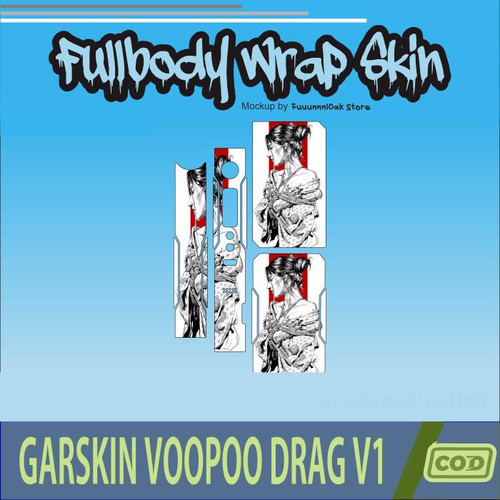 361.Sticker SKIN Garskin Voo poo Drag V1 GEISHA'.jpg