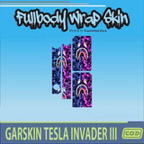 372.Sticker SKIN Garskin Tes la Invader 3 PURPLE BAPPE'