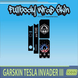 374.Sticker SKIN Garskin Tes la Invader 3 USFLAG'