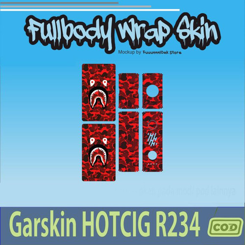 391.Sticker SKIN Garskin HC R234 RED BAPPE'.jpg