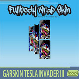 373.Sticker SKIN Garskin Tes la Invader 3 ZOMBIE DORAEMON'