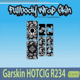 387.Sticker SKIN Garskin HC R234 ARTIS BLACK'