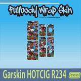 393.Sticker SKIN Garskin HC R234 DOODLE ART'
