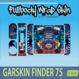 796.Garskin Finder 75 ABSTRAK BLUE'