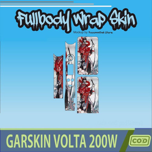 810.Skin Sticker Garskin Vol ta 200 FEMALE SAMURAI'