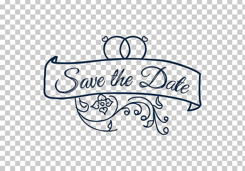 Wedding Save The Date PNG Free Download.png