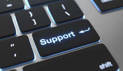 support text keyboard button online support concept.jpg
