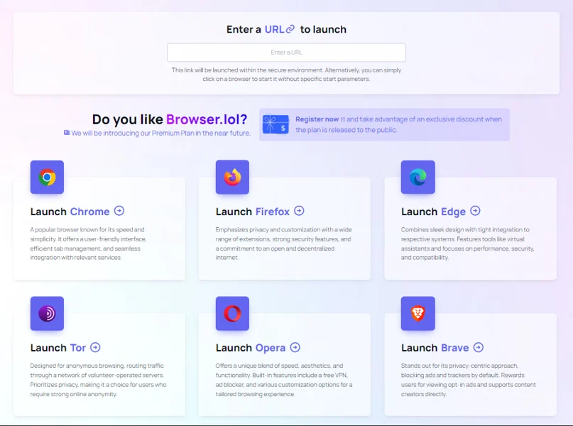 Browser.lol: A virtual browser to browse safely