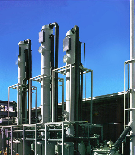 An evaporator is a device used to convert the liquid form of a substance into the gaseous form through a chemical process. The process is done by evaporation in which the liquid is vaporized into a gas. An evaporator system is used to evaporate the solvent from a solution. 
https://bit.ly/2Uk2E7f