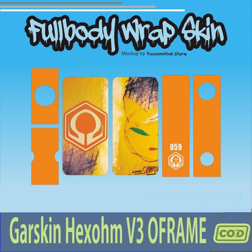 891.SKIN Sticker Garskin Hex ohm Oframe LUNAR ORANGE'.jpg
